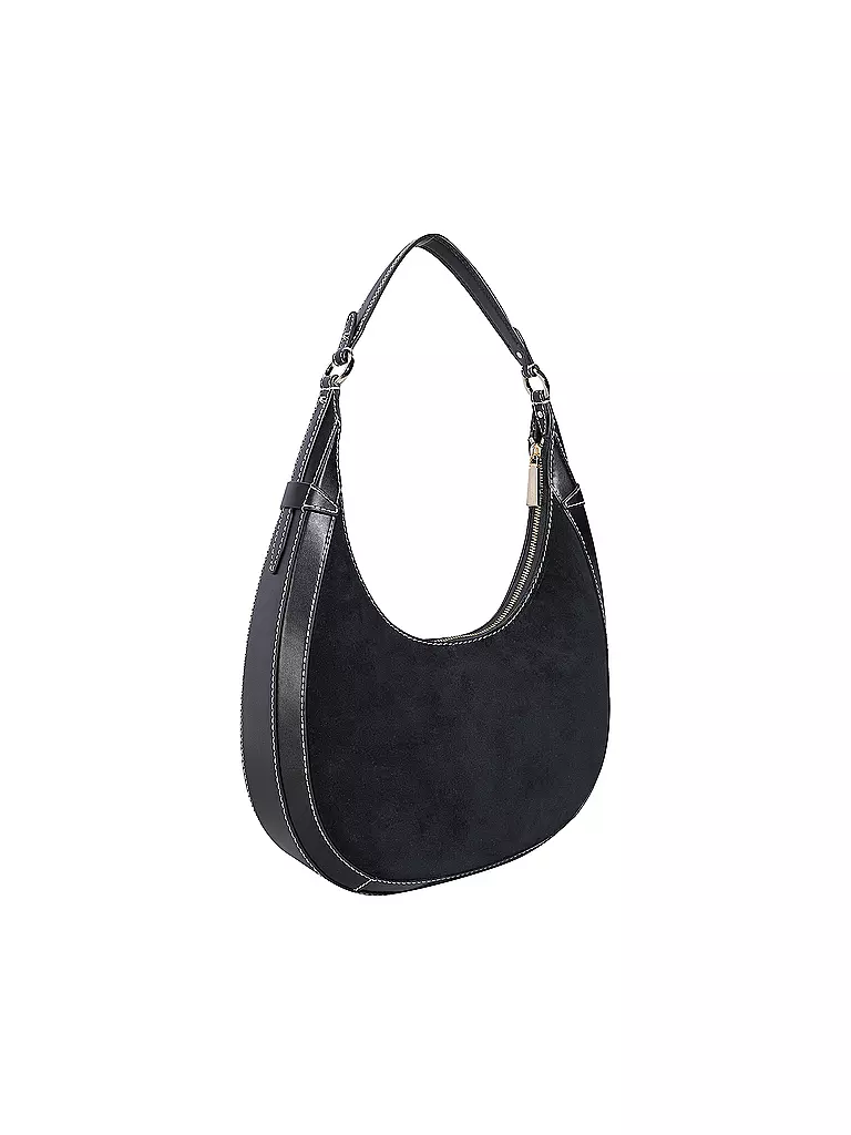 MICHAEL KORS | Ledertasche - Hobo CRESCENT Large   | schwarz