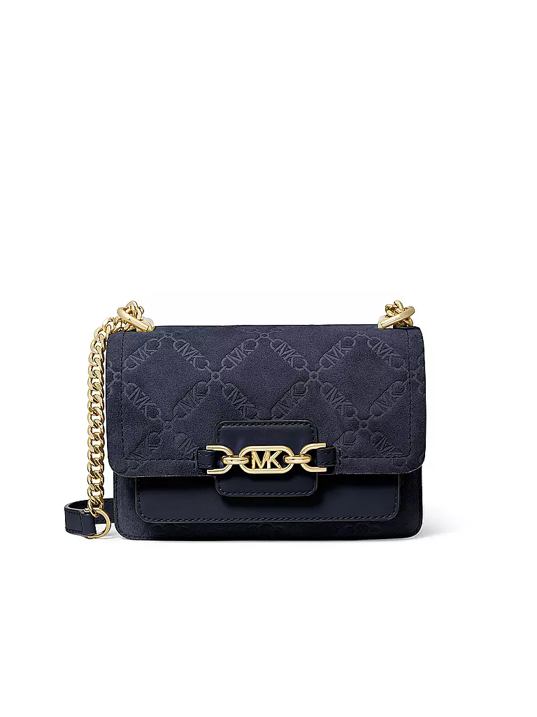 MICHAEL KORS | Ledertasche - Mini Bag HEATHER XSmall | dunkelblau