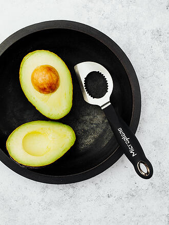 MICROPLANE | Avocado Tool 18cm Schwarz / Edelstahl