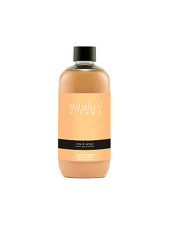 MILLEFIORI | Nachfüllflasche für Duftdiffusor Natural Fragrance - Lime & Vetiver 250ml