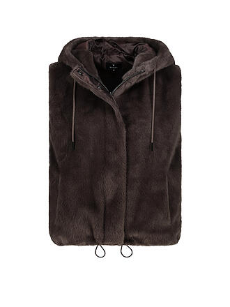 MONARI | Gilet in Felloptik