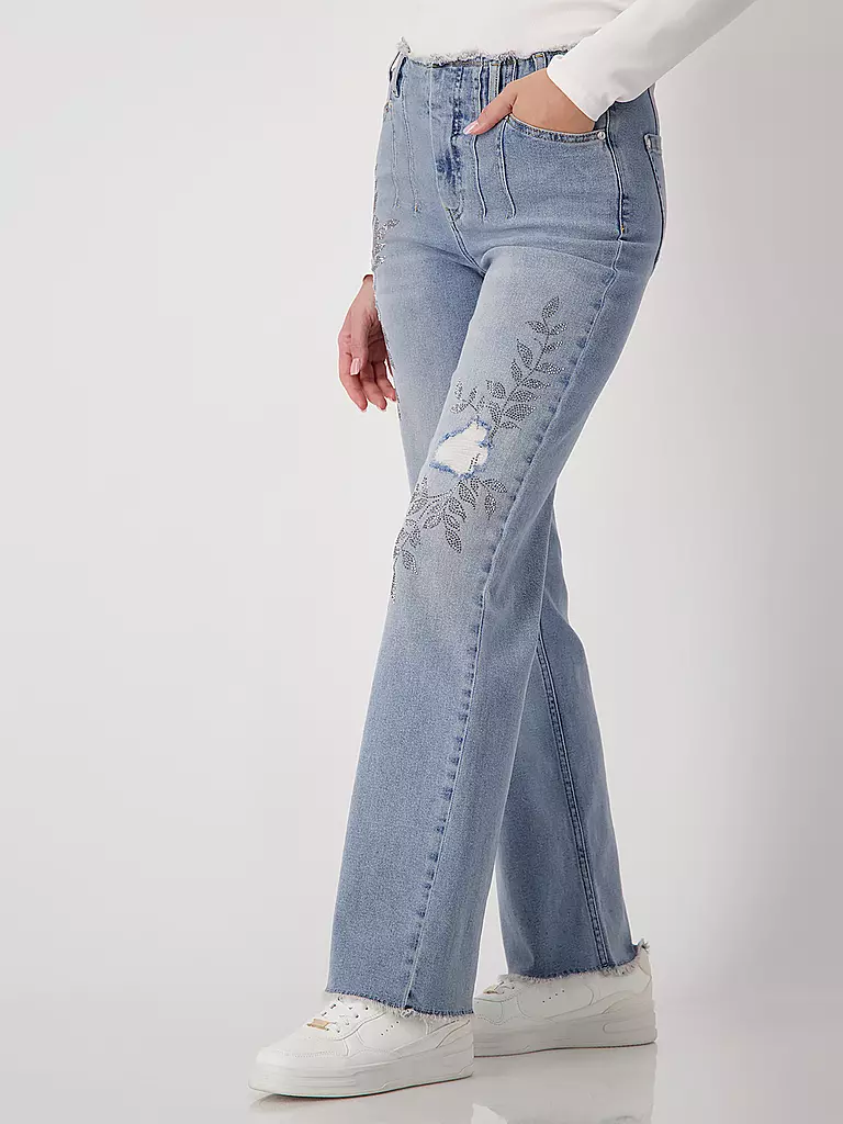 MONARI | Jeans Wide Fit | blau