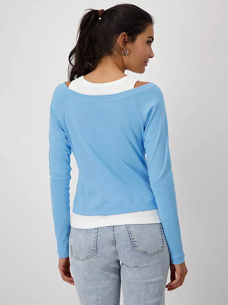 MONARI | Langarmshirt  | blau