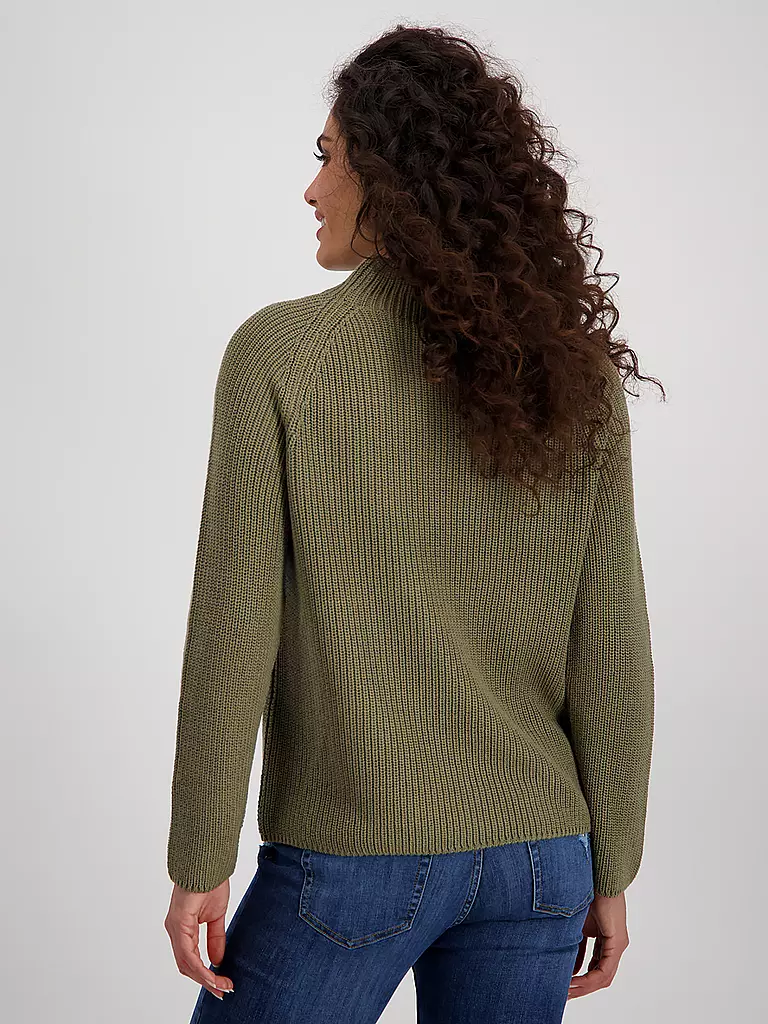 MONARI | Rollkragenpullover  | olive