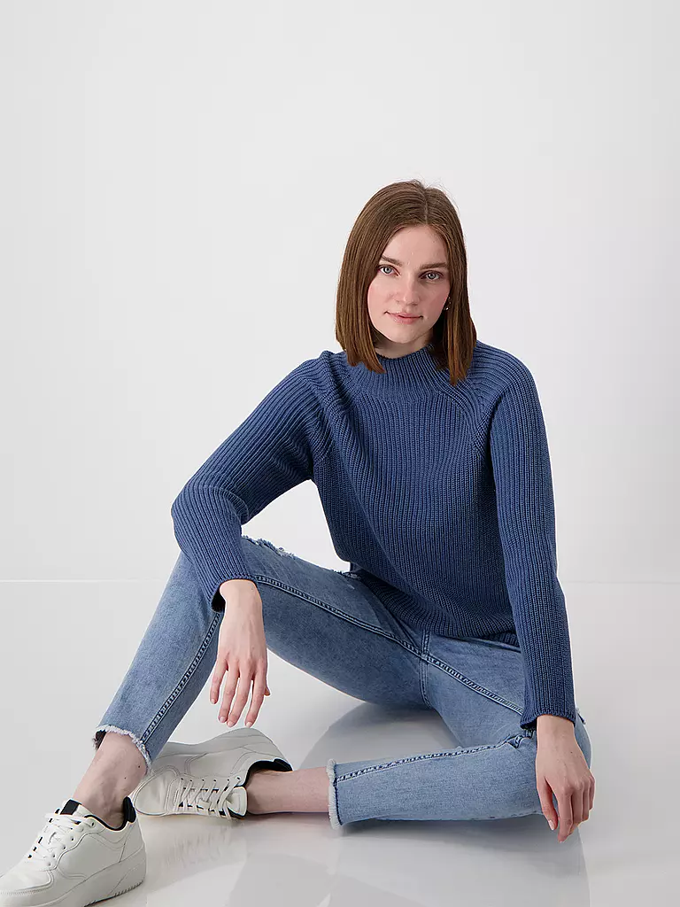 MONARI | Rollkragenpullover | blau