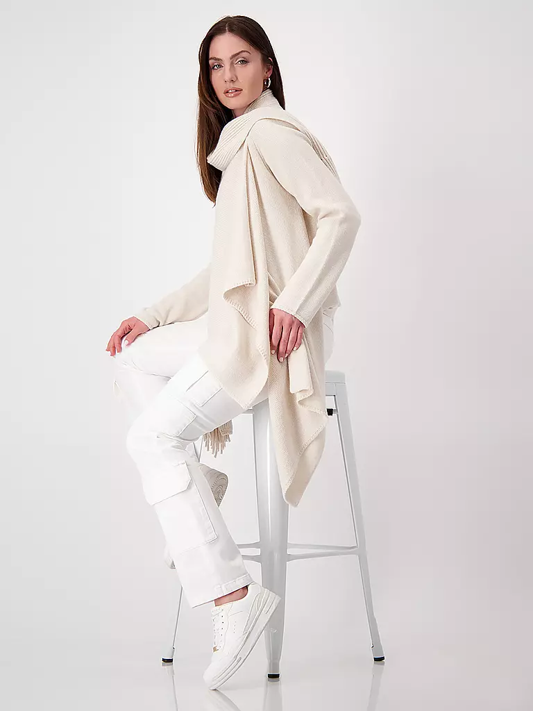 MONARI | Strickjacke - Cape | beige