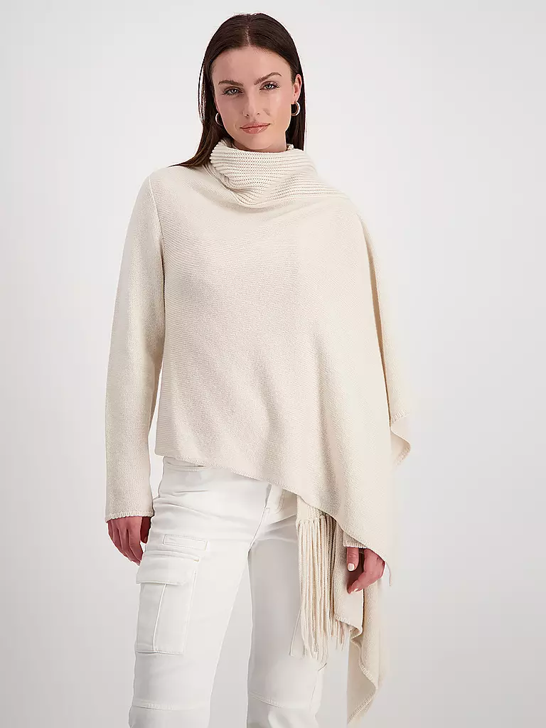 MONARI | Strickjacke - Cape | beige