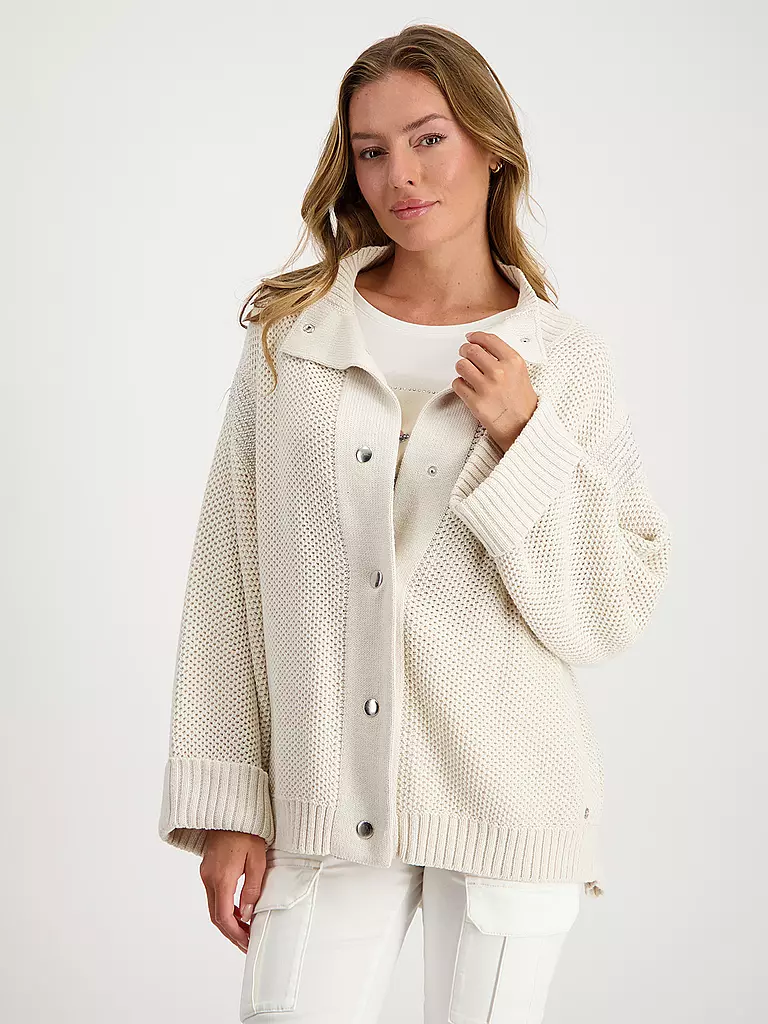 MONARI | Strickjacke | creme