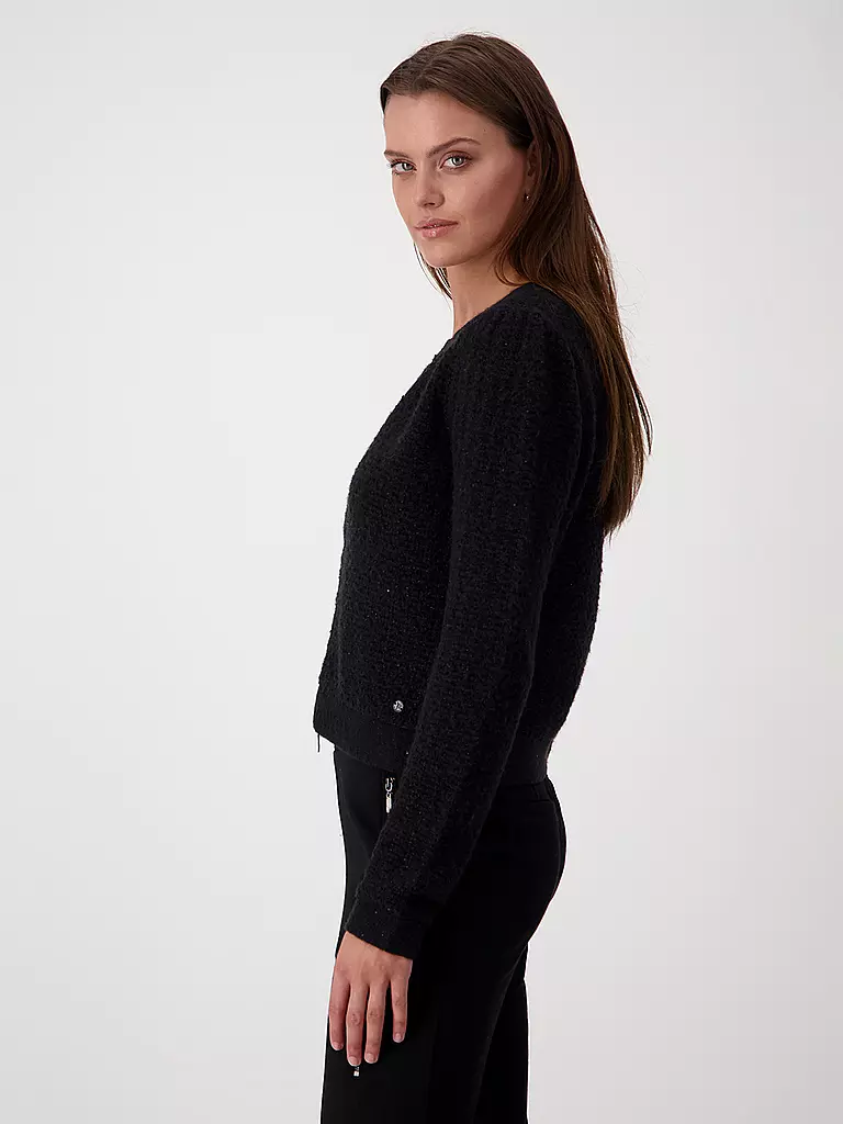 MONARI | Strickjacke | schwarz