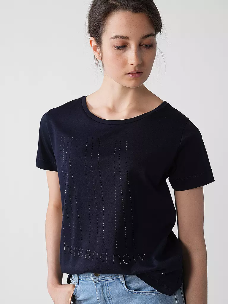 MONARI | T-Shirt  | dunkelblau