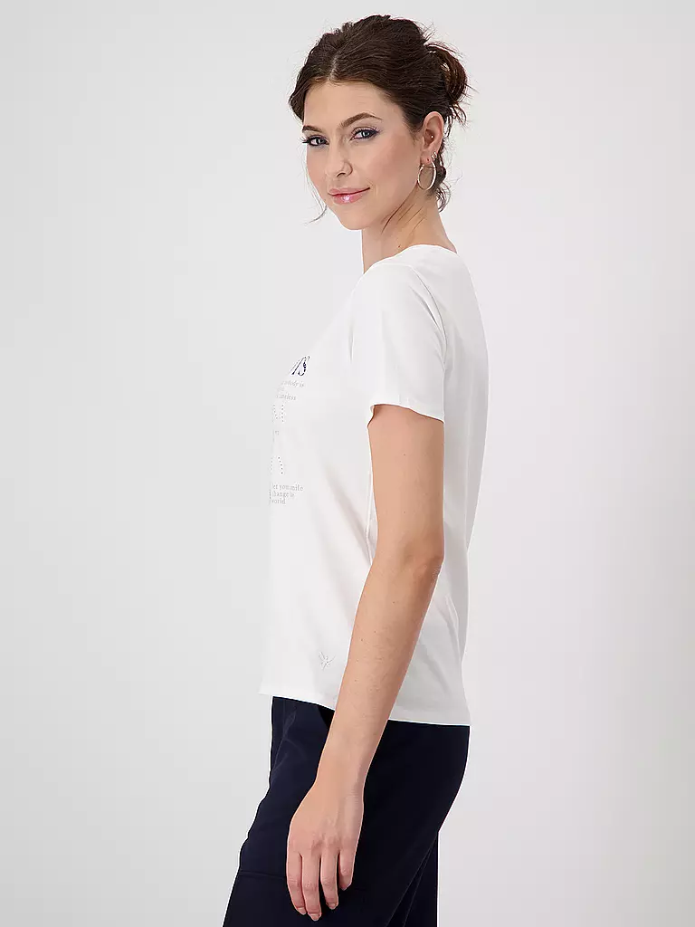 MONARI | T-Shirt  | creme