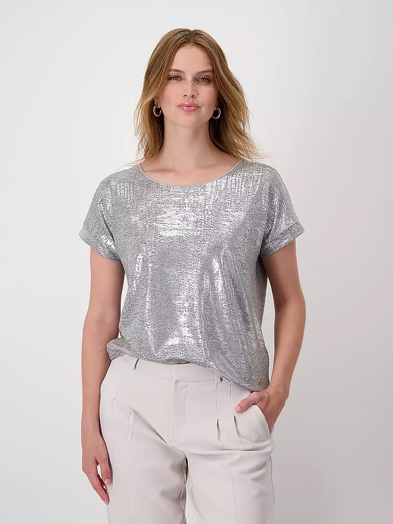 MONARI | T-Shirt | silber