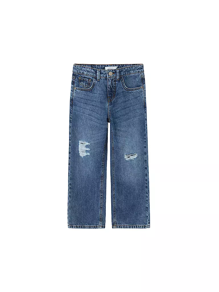 NAME IT | Mädchen Jeans Straight Fit NKFROSE | dunkelblau