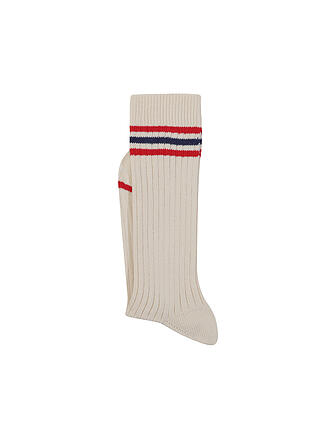 NUDIE JEANS | Socken offwhite/red