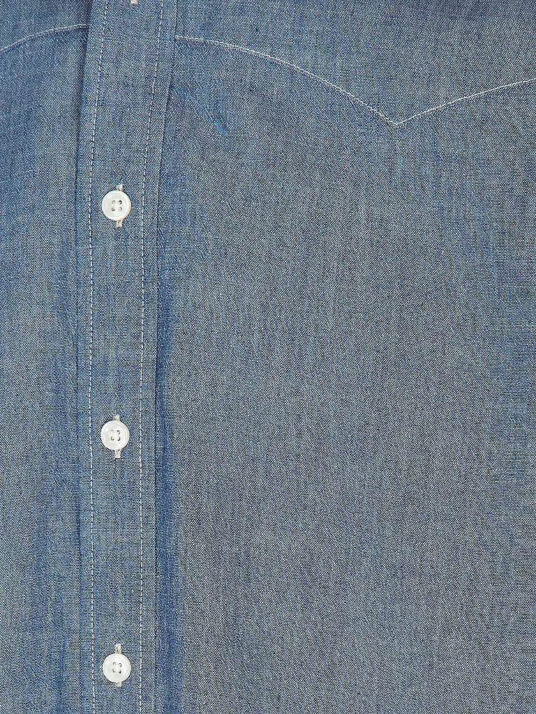 NUDIE JEANS | Hemd Regular Fit GEORGE CHAMBRAY | blau