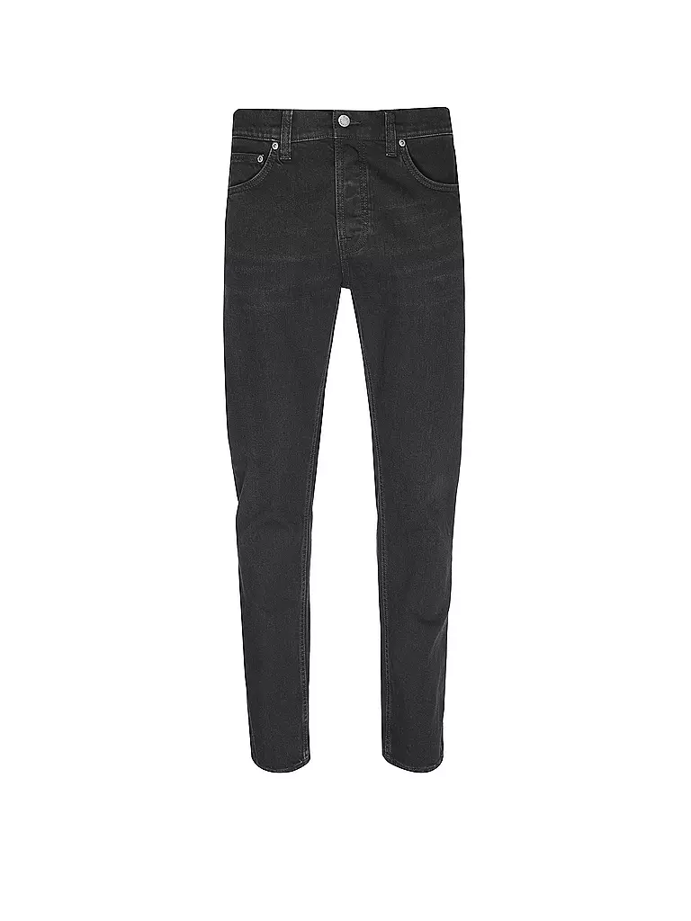 NUDIE JEANS | Jeans Regular Fit SOLID OLLIE BLACK STEEL | schwarz