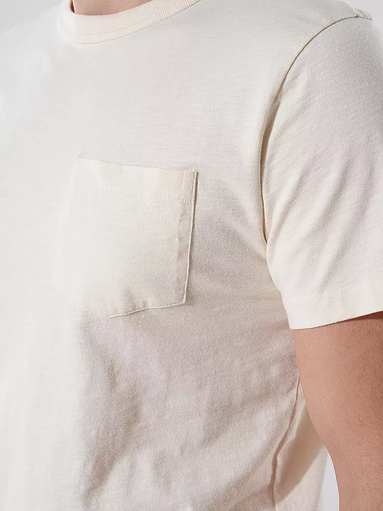 NUDIE JEANS | T-Shirt  | creme