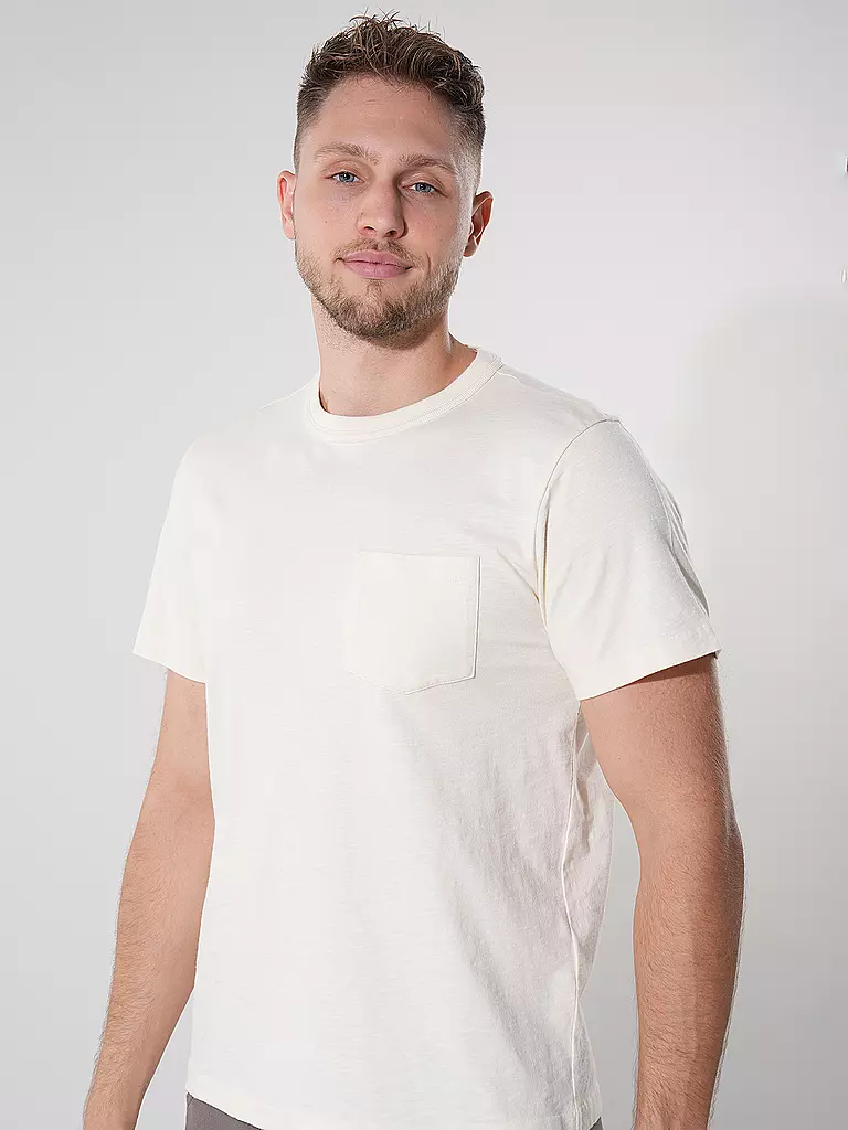 NUDIE JEANS | T-Shirt  | creme