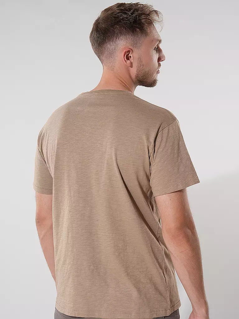 NUDIE JEANS | T-Shirt ROFFE | beige