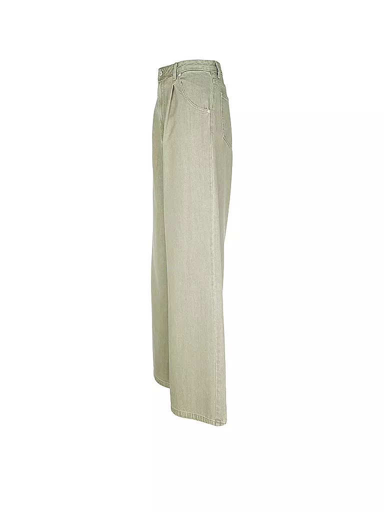 OFFICINE GENERALE | Jeans Wide Leg MOENA | olive