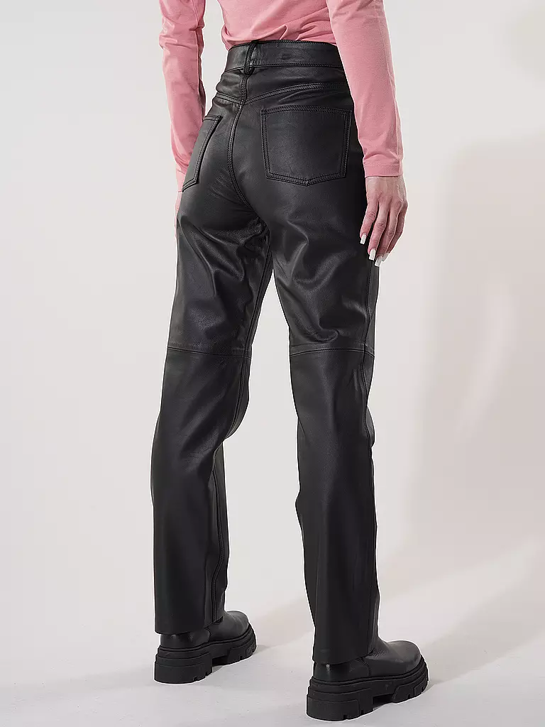 OFFICINE GENERALE | Lederhose NAOMI | schwarz