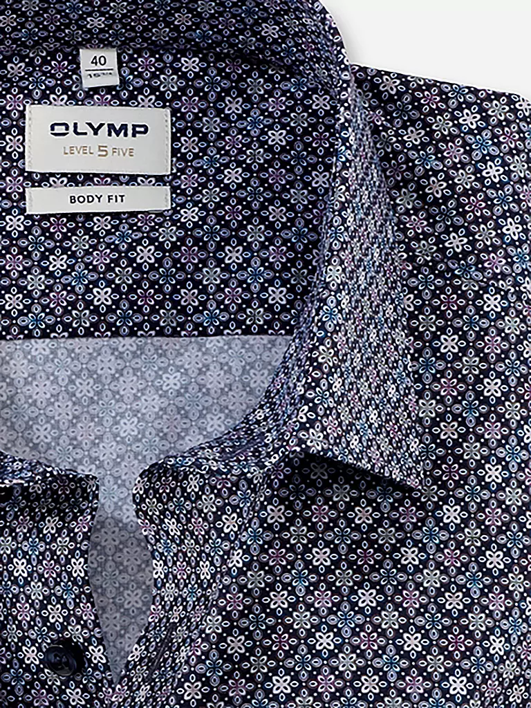 OLYMP LEVEL FIVE | Hemd Slim Fit  | dunkelblau