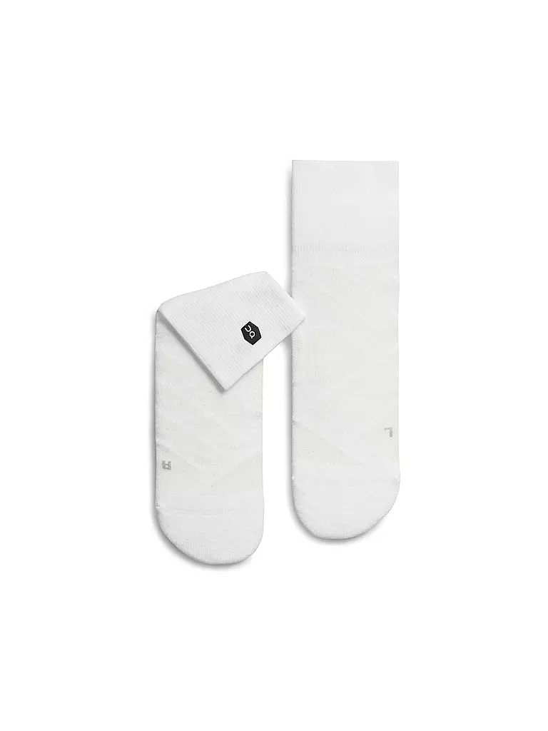 ON | Socken PERFORMANCE MID SOCK white ivory | weiss