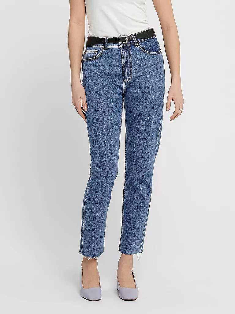 ONLY | Highwaist Jeans Straight Fit ONLEMILY | blau