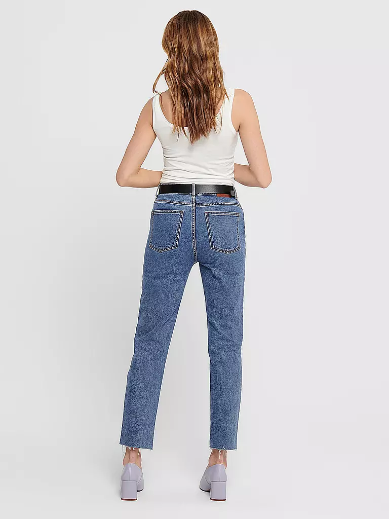 ONLY | Highwaist Jeans Straight Fit ONLEMILY | blau