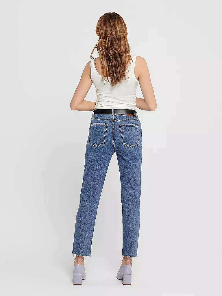 ONLY | Highwaist Jeans Straight Fit ONLEMILY | blau