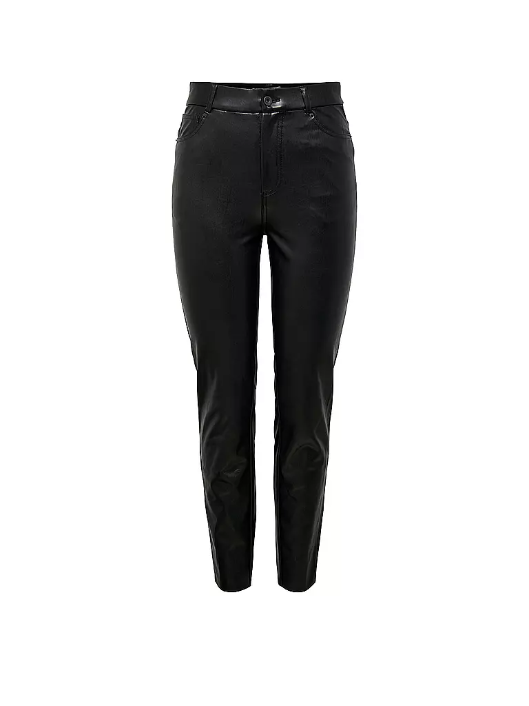 ONLY | Hose in Lederoptik Skinny Fit " ONLEMILY " | schwarz