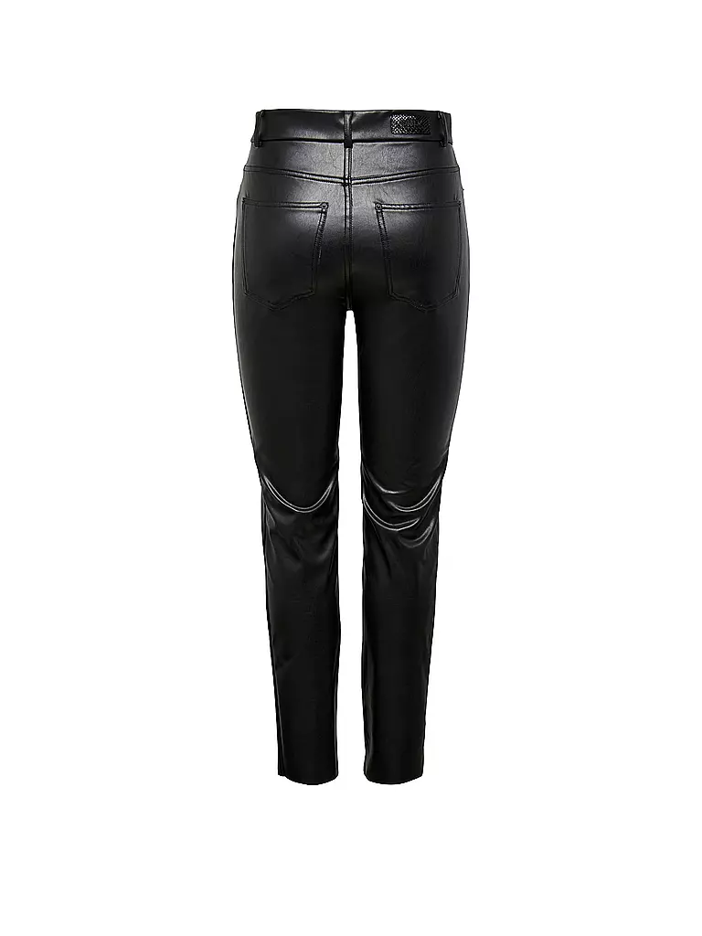 ONLY | Hose in Lederoptik Skinny Fit " ONLEMILY " | schwarz