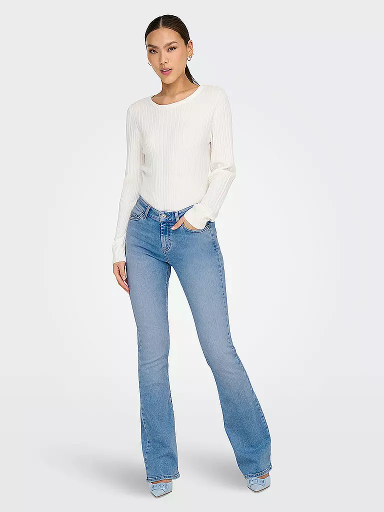 ONLY | Jeans Flared Fit ONLBLUSH | blau