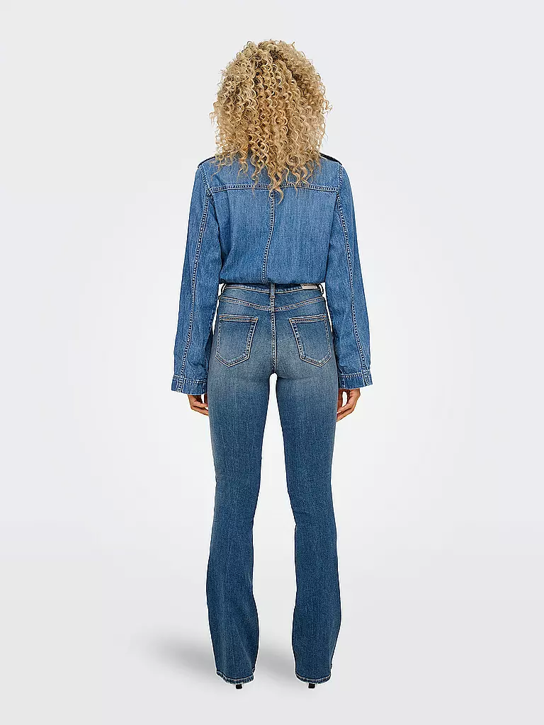 ONLY | Jeans Flared Fit ONLBLUSH | blau