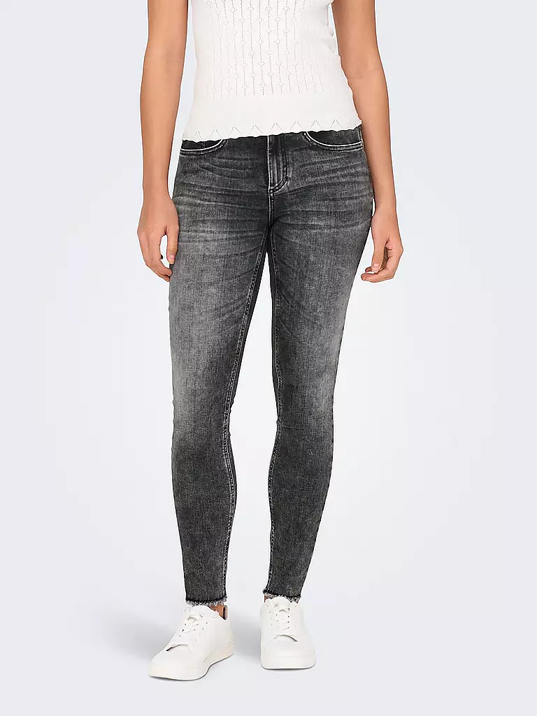 ONLY | Jeans Skinny Fit 7/8 ONLBLUSH | grau