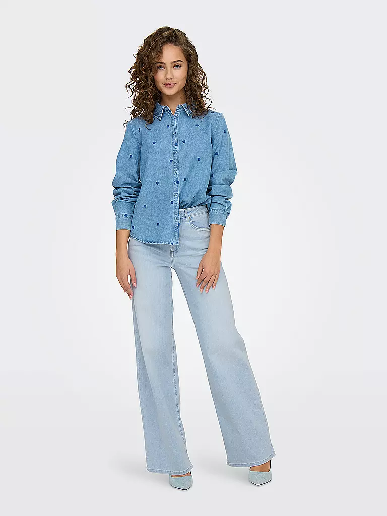 ONLY | Jeans Wide Leg Fit ONLMADISON BLUSH  | hellblau