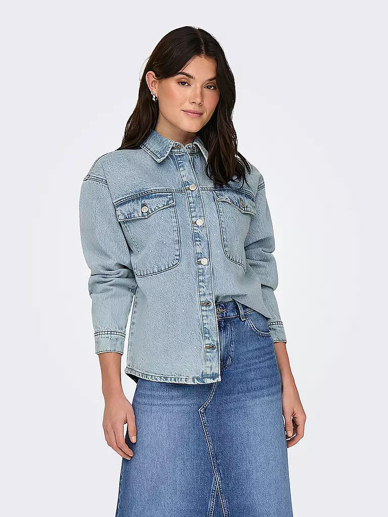 ONLY | Jeansbluse ONLMERCURY | hellblau