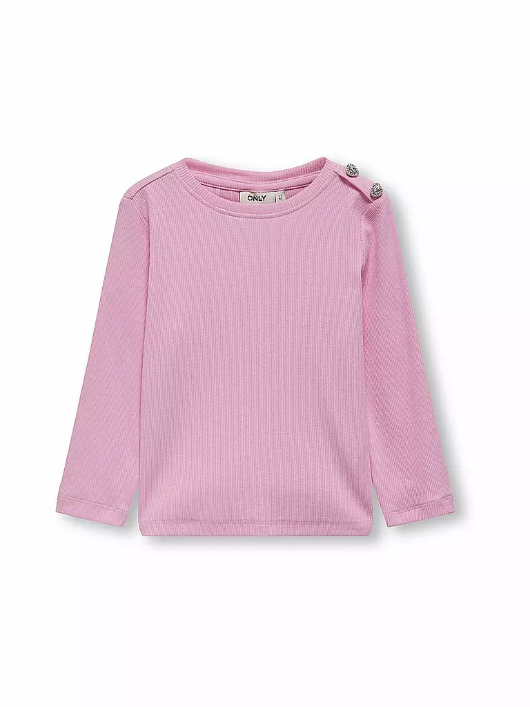 ONLY | Mädchen Langarmshirt KMGCHECKIE | rosa