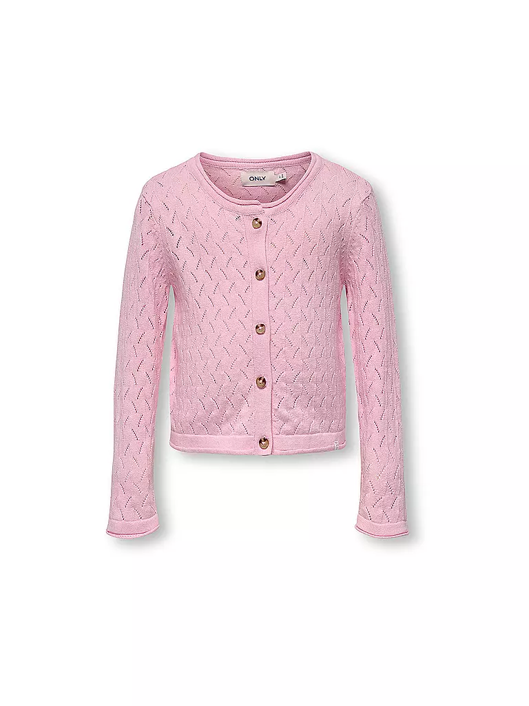 ONLY | Mädchen Strickjacke KMGMEGAN LIFE | rosa