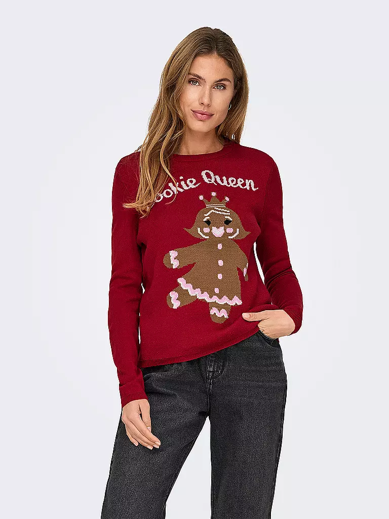 ONLY | Pullover  ONLXMAS GINGERBREAD | rot