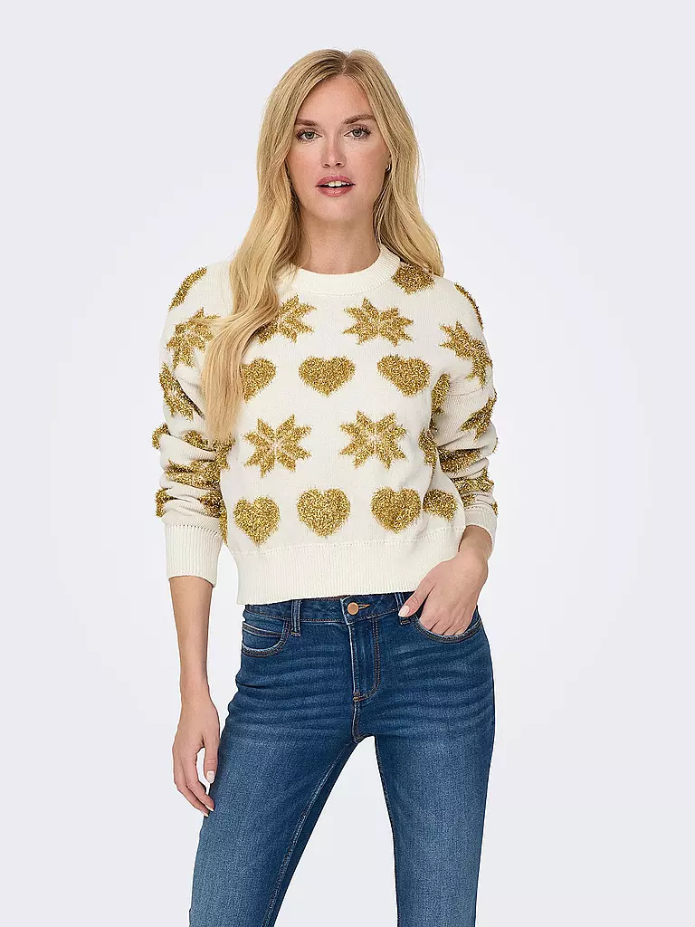 ONLY | Pullover ONLXMAS LOVE | creme