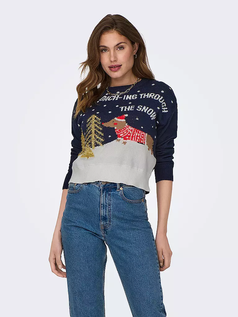 ONLY | Pullover ONLXMAS | dunkelblau