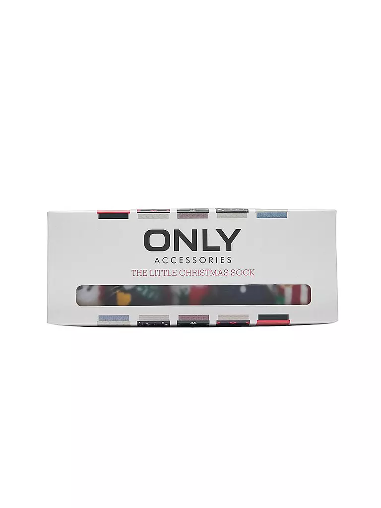 ONLY | Socken ONLCHRISTMAS 5er Pkg. high risk red | bunt