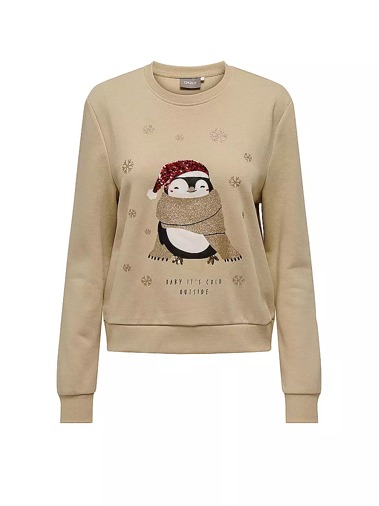 ONLY | Sweater ONLYDA CHRISTMAS  | beige