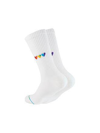 OOLEY | Socken ICON LOVE IS LOVE weiss