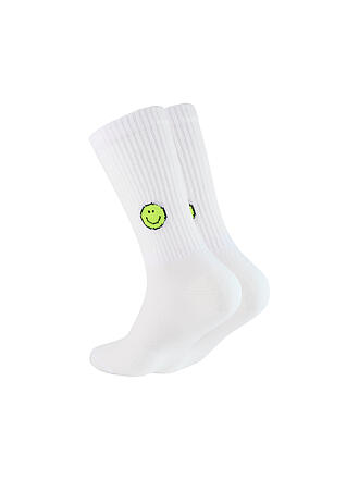 OOLEY | Socken ICON LEMON SMILE weiss