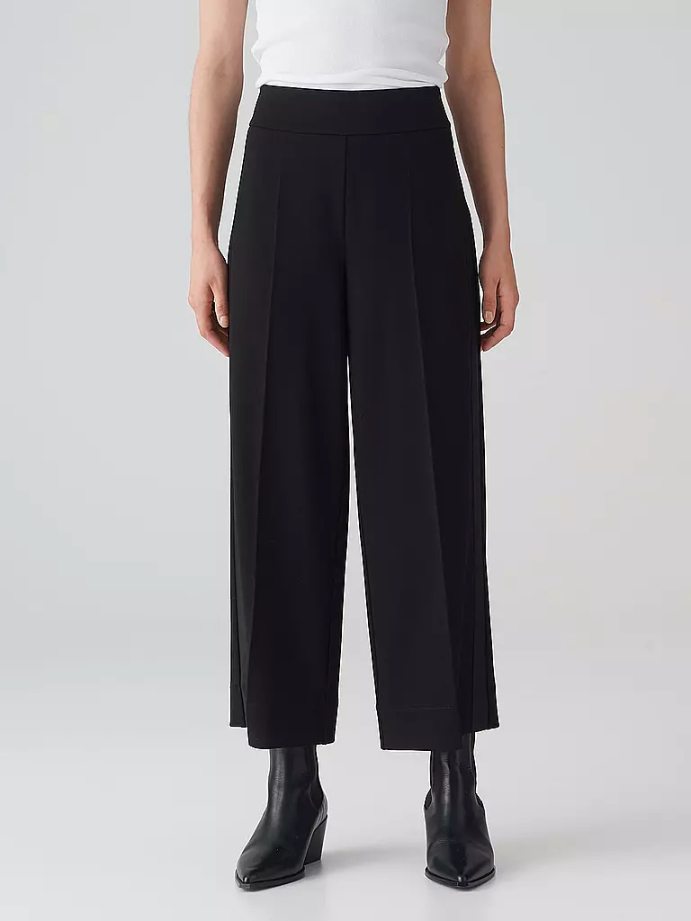 OPUS | Culotte MISHA SATIN | schwarz