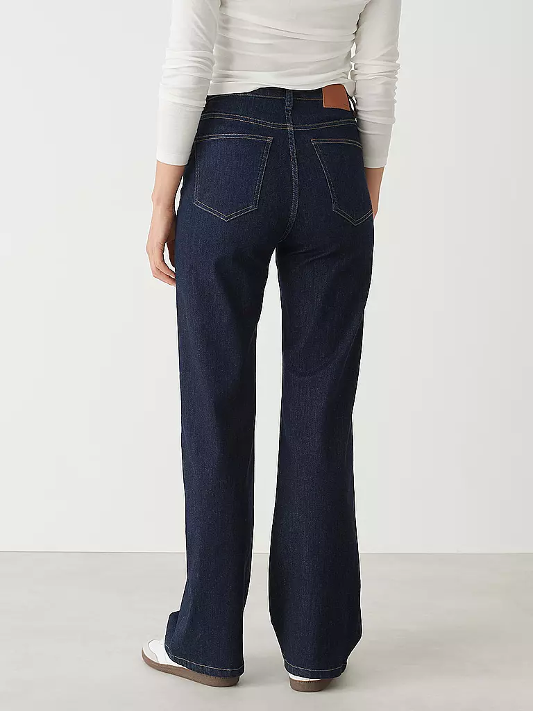 OPUS | Jeans MARLI CRISSCROSS | dunkelblau