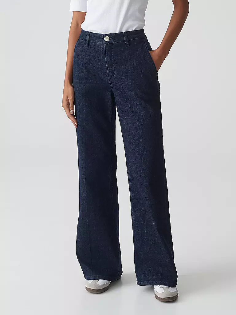 OPUS | Jeans Wide Leg Fit MIVA PALAZZO DYNAMIC | dunkelblau