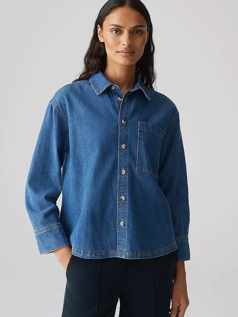 OPUS | Jeansbluse FELYN | blau